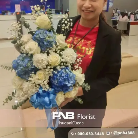 บริการจัดส่งช่อดอกไม้แสดงความยินดี โรงพยาบาลกรุงเทพราชสีมา